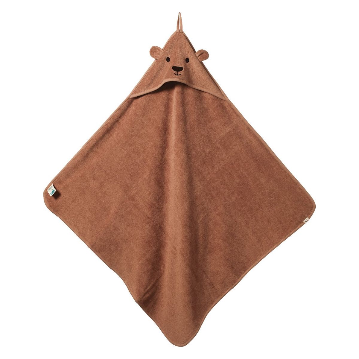 Bear Hooded Towel - Hazelnut