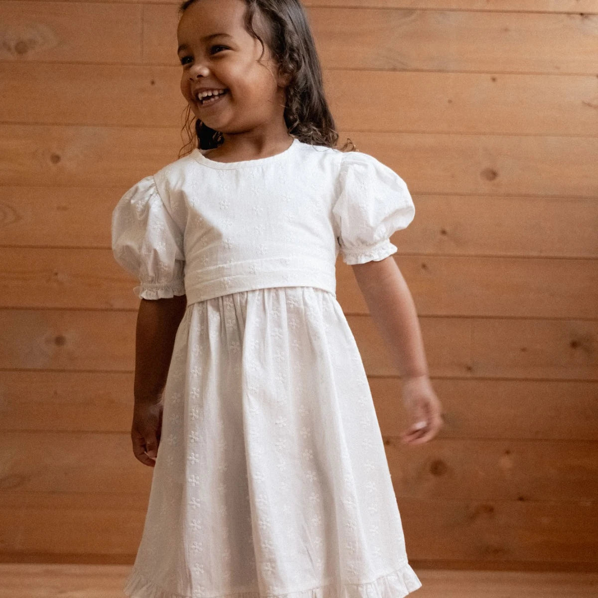 Annabelle Dress - Ivory Flora