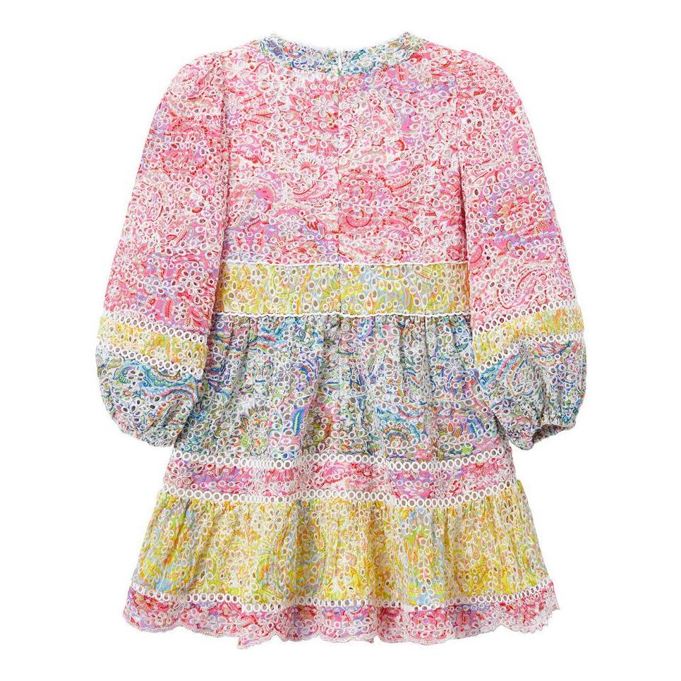 Oriane Embroidered Dress - Multi