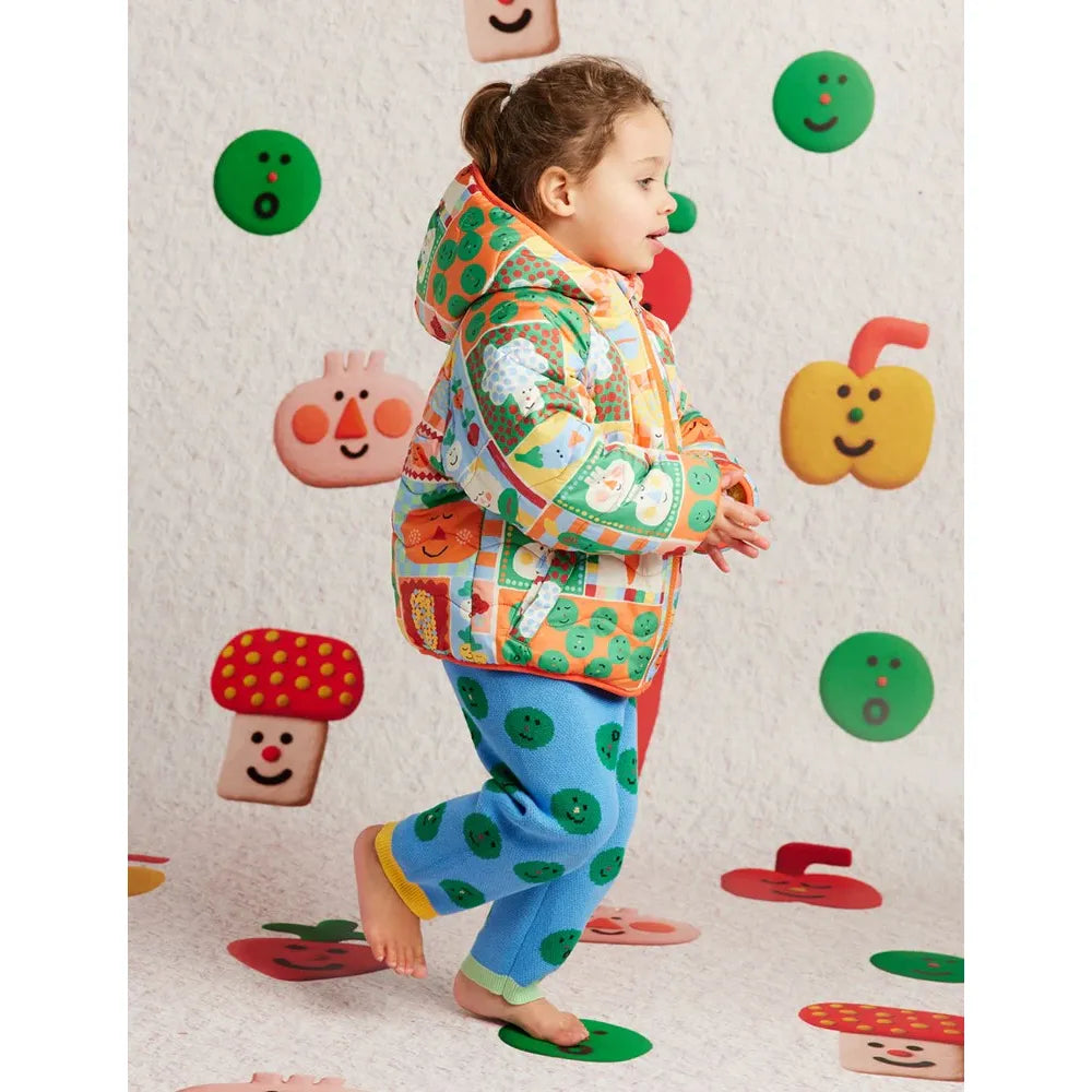 Pocket Patch Reversible Kids Puffer Jacket