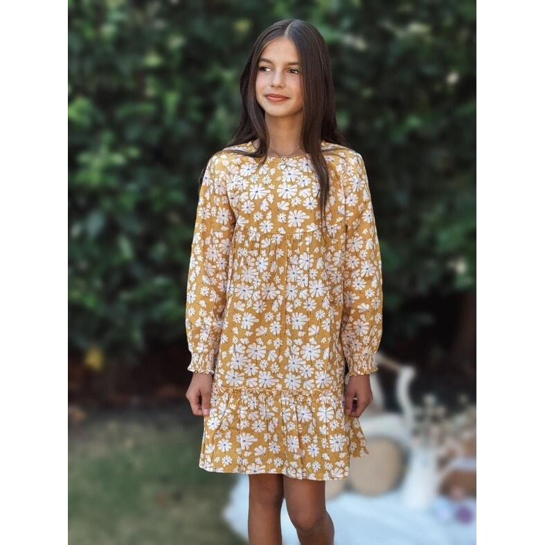 Evelyn Dress-Honeysuckle