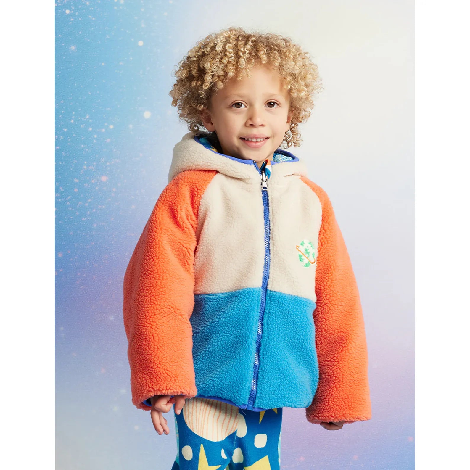 See You In Space Reversible Kids Puffer Jacket