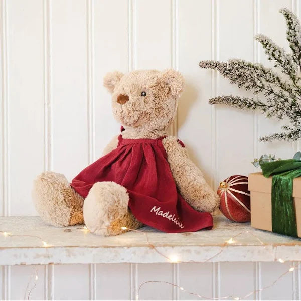Honey Bear Dress - Red