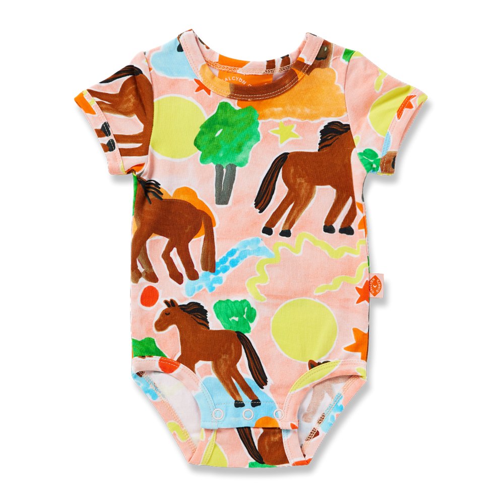 Giddy Up Short Sleeve Bodysuit