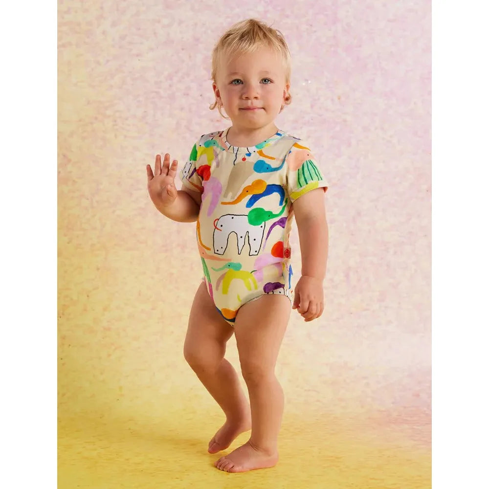 Happy Herd Short Sleeve Bodysuit