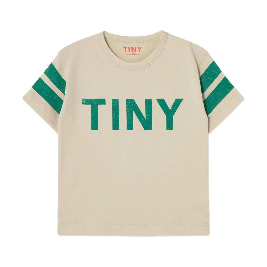 Stripes Logo Tee - Dark Vanilla