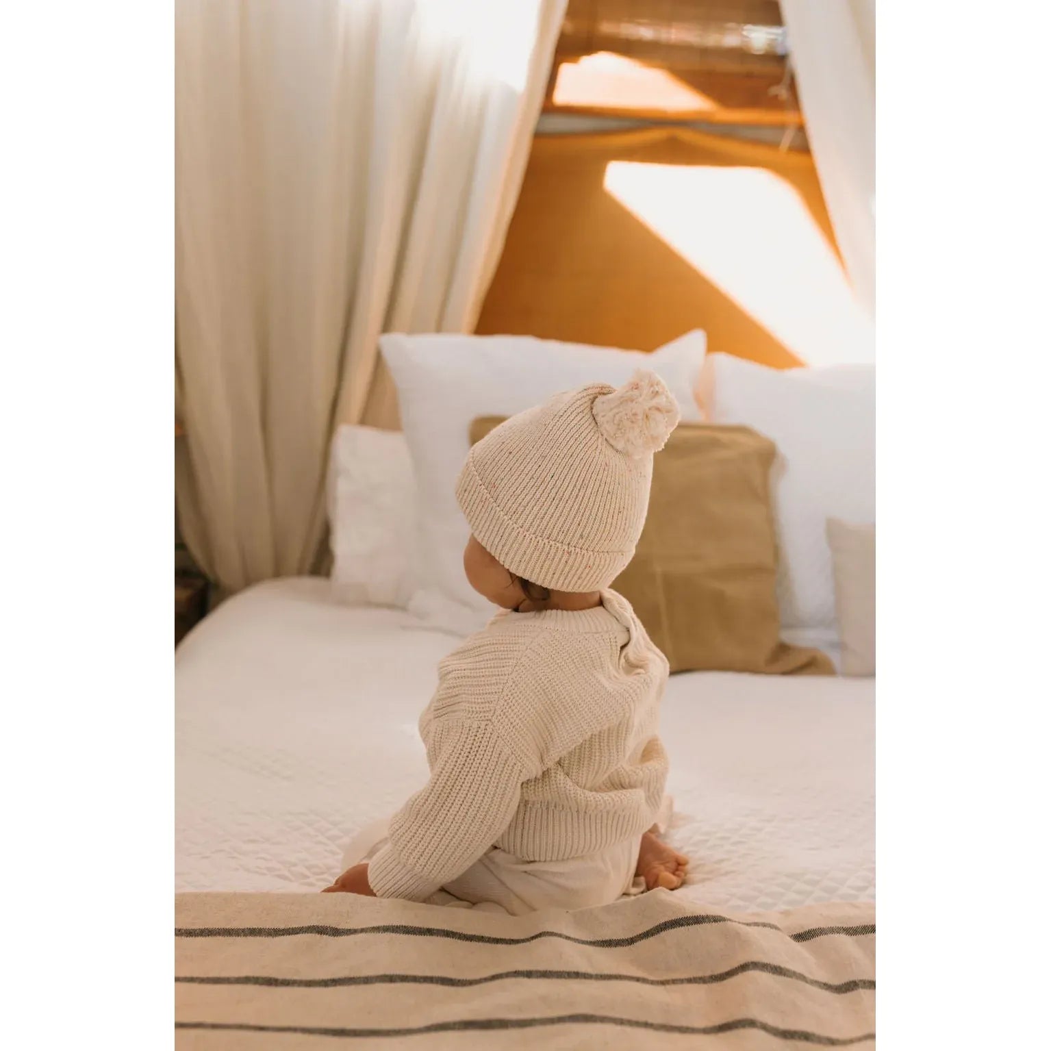 Stargaze Beanie Cream Speckle