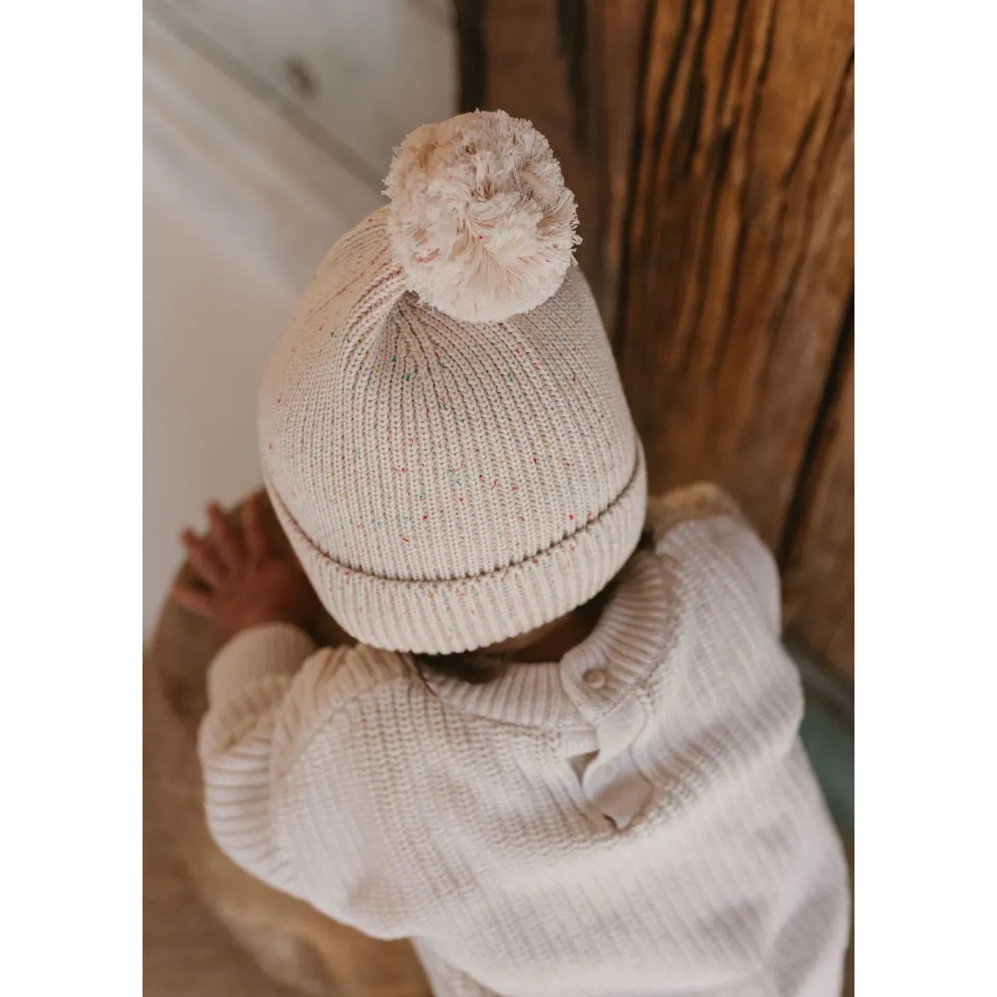Stargaze Beanie Cream Speckle