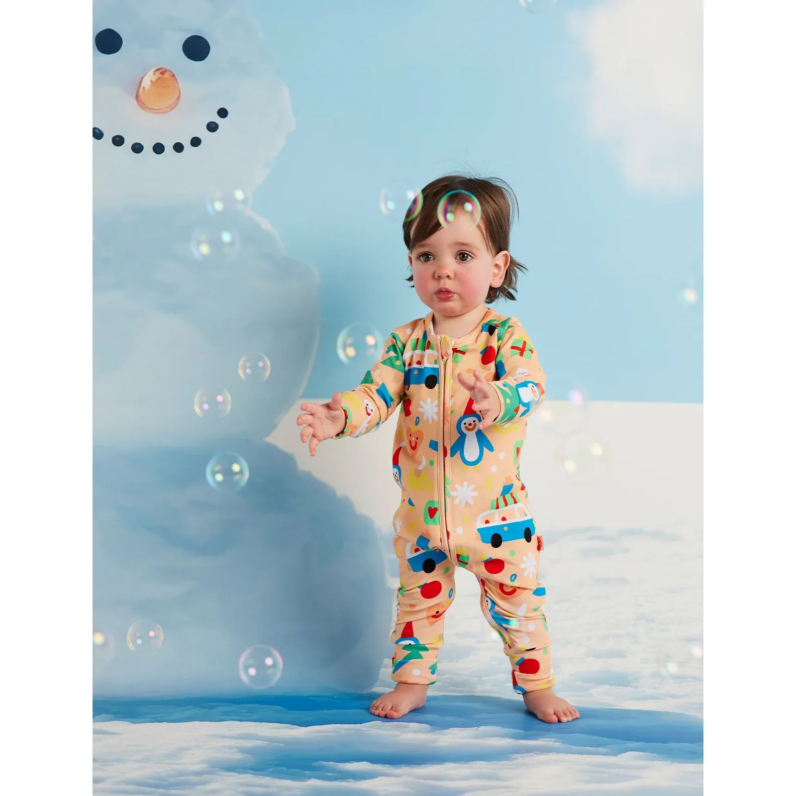 Twinkle Town Long Sleeve Romper