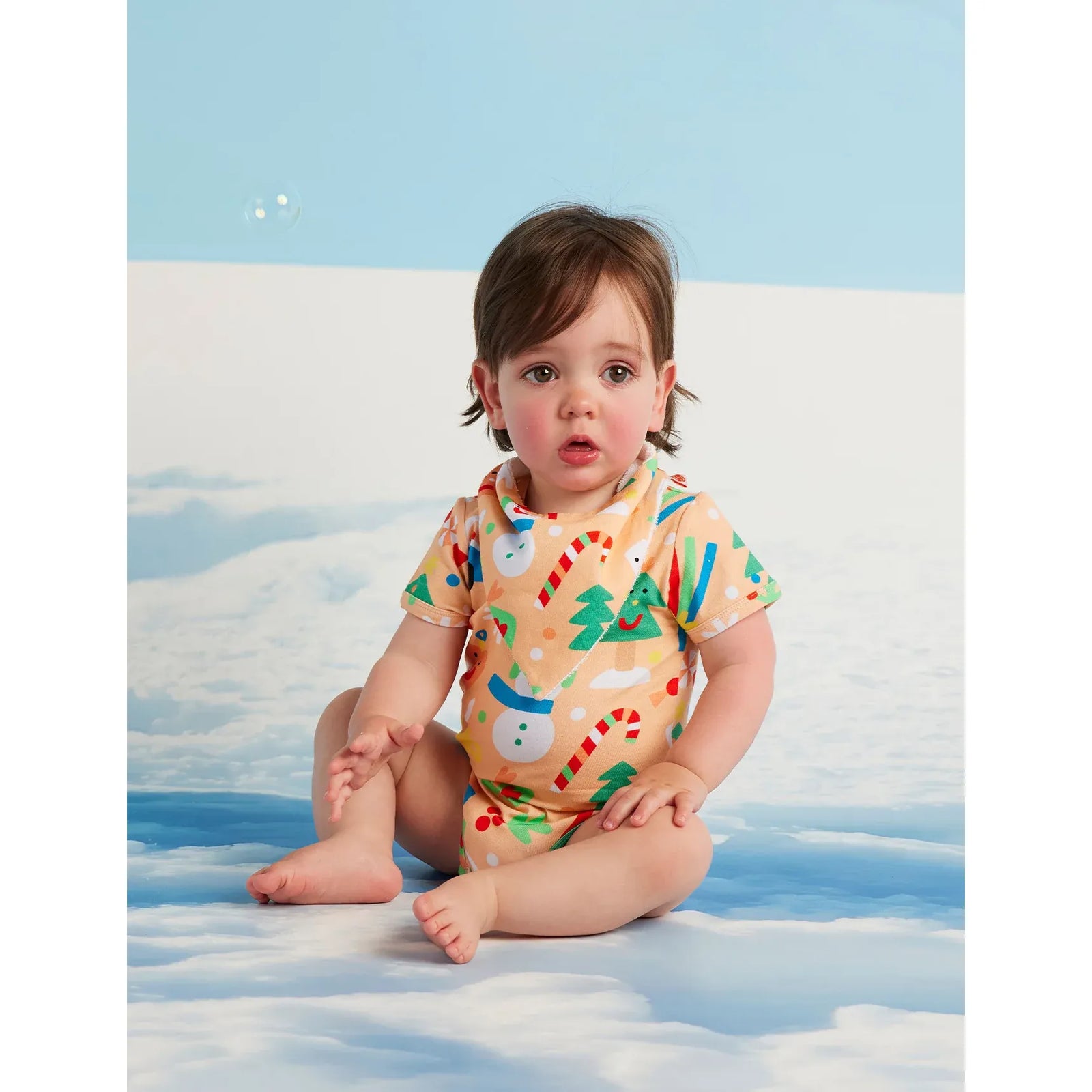 Twinkle Town Baby Bib
