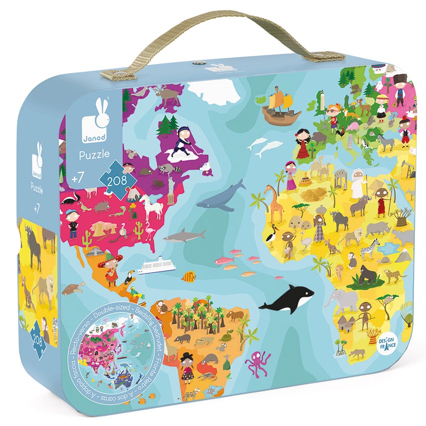 Reversible Blue Planet Puzzle