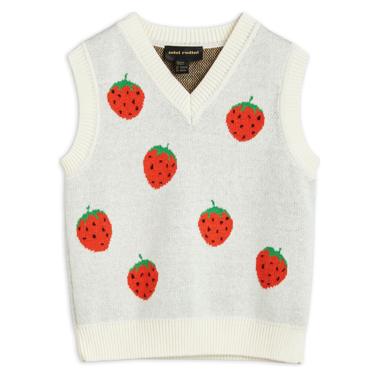 Strawberries Slipover - Offwhite