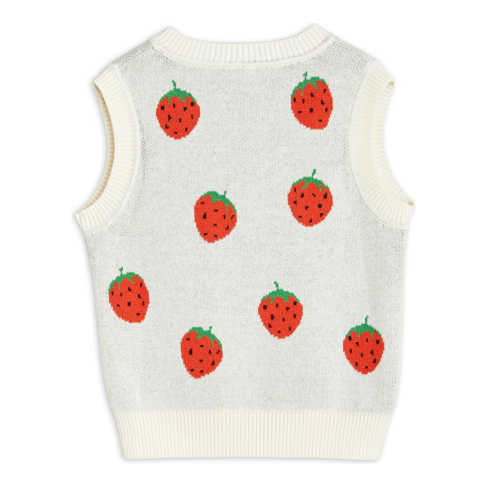 Strawberries Slipover - Offwhite