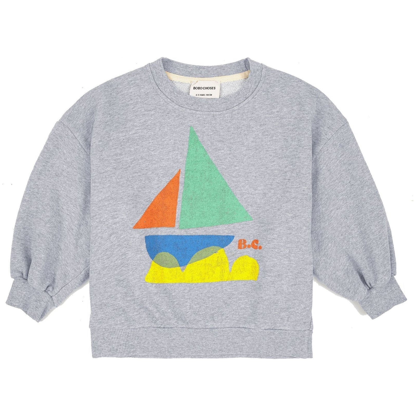 Multicolor Sail Boat Sweatshirt