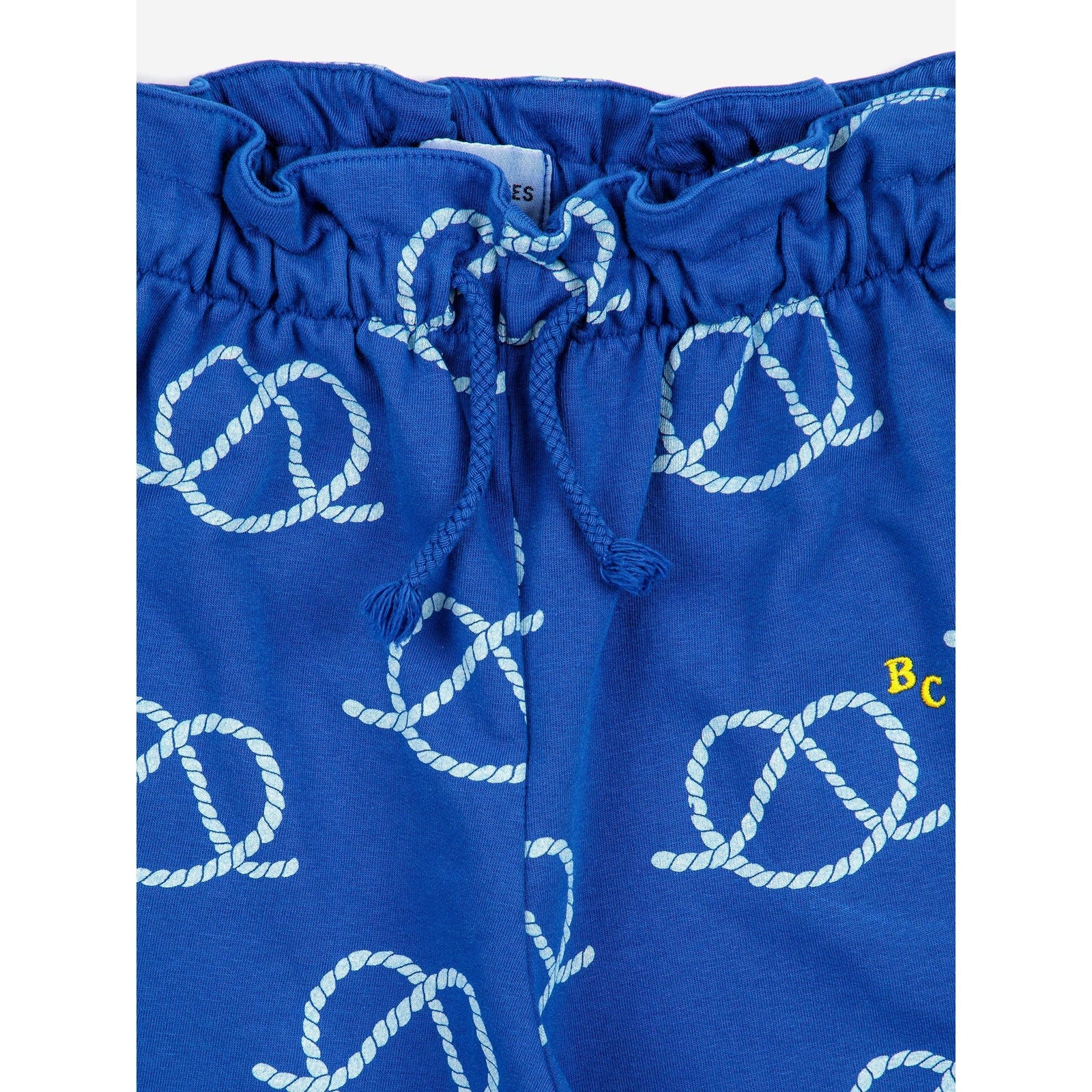 Sail Rope All Over Gathered Jogging Pants