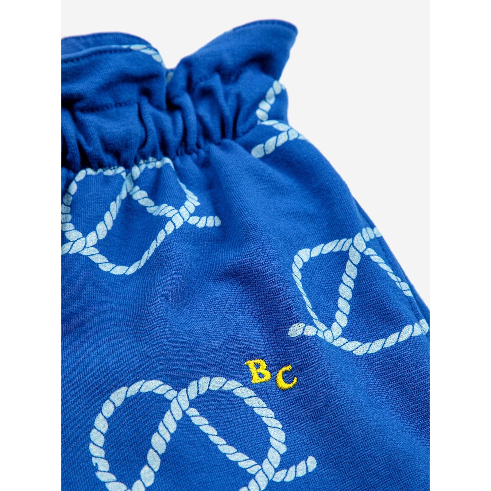 Sail Rope All Over Gathered Jogging Pants