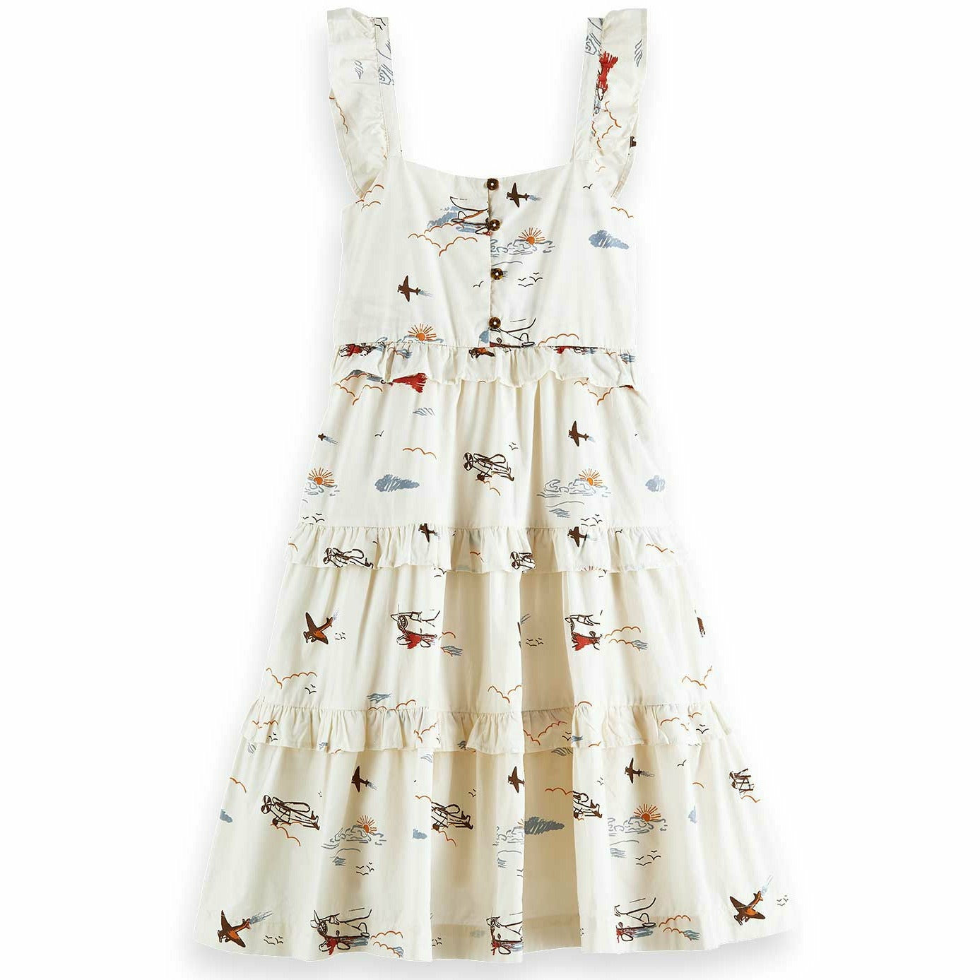 Organic Crispy Cotton Maxi Dress