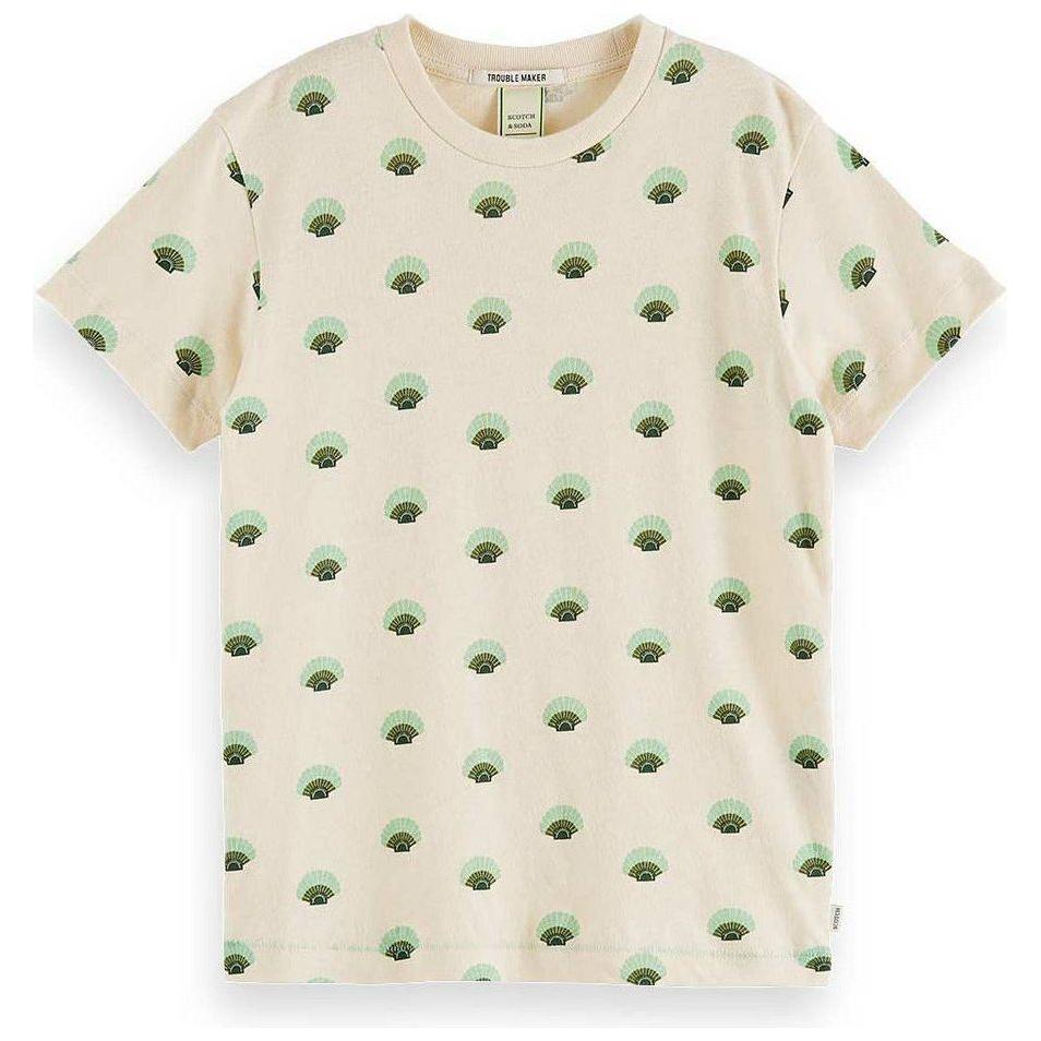 Short Sleeve Tee With All-Over