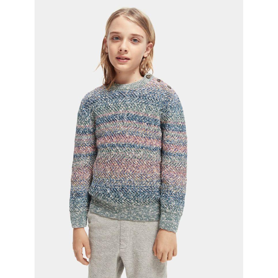 Colourful Cable Knit Pullover