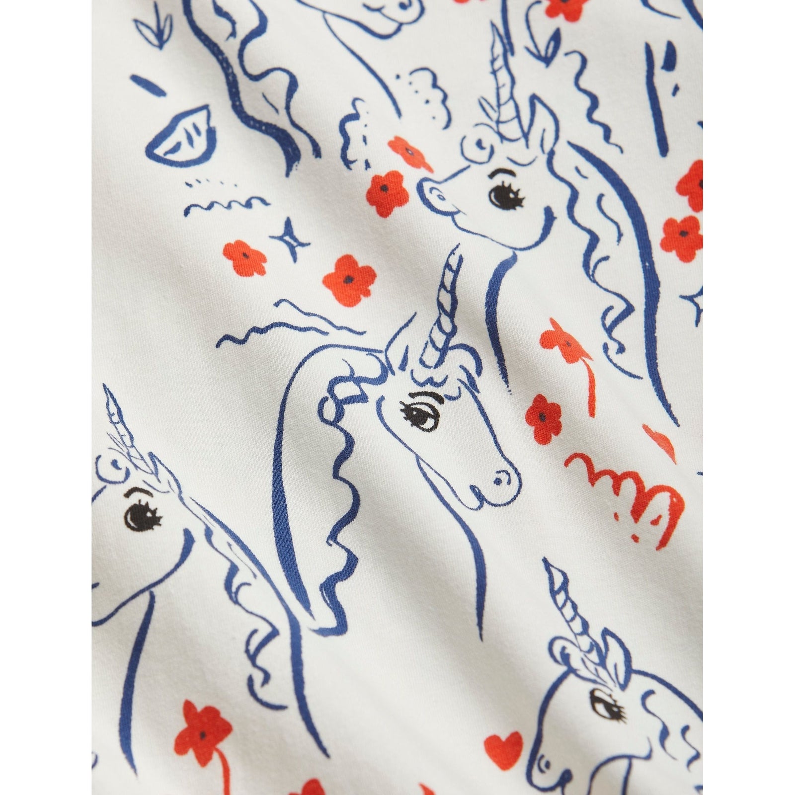 Scottish Unicorns Aop Ss Dress - White