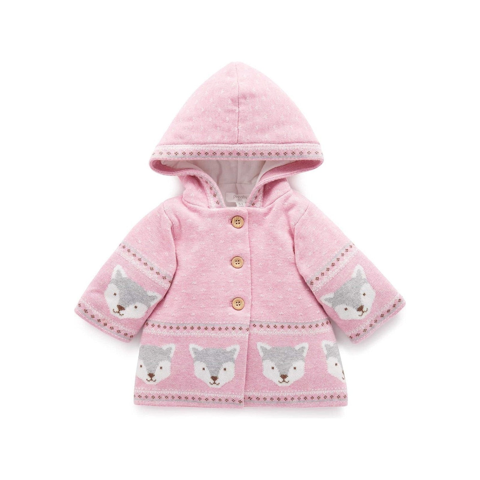 Padded Jacket Fox Jacquard