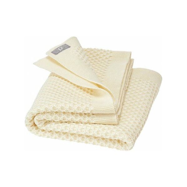 Honeycomb Cot Blanket Natural