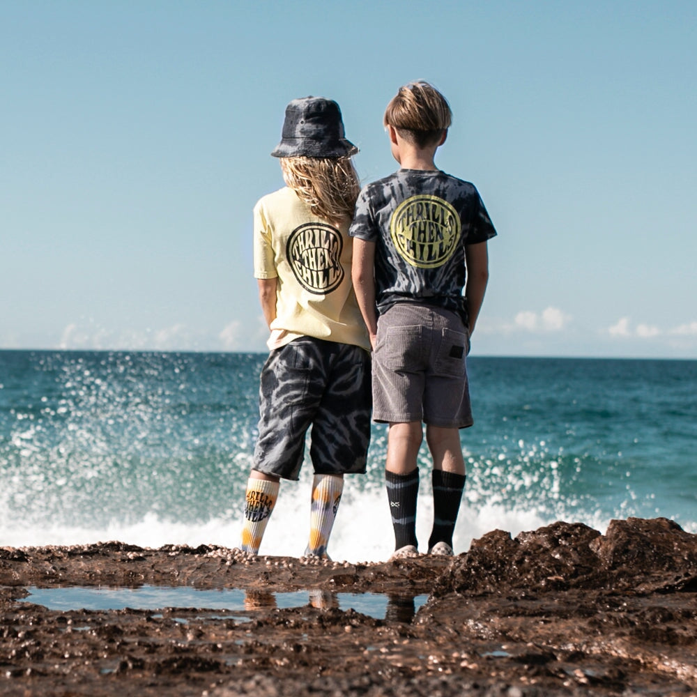 Ruckus Short - Black Tie Dye