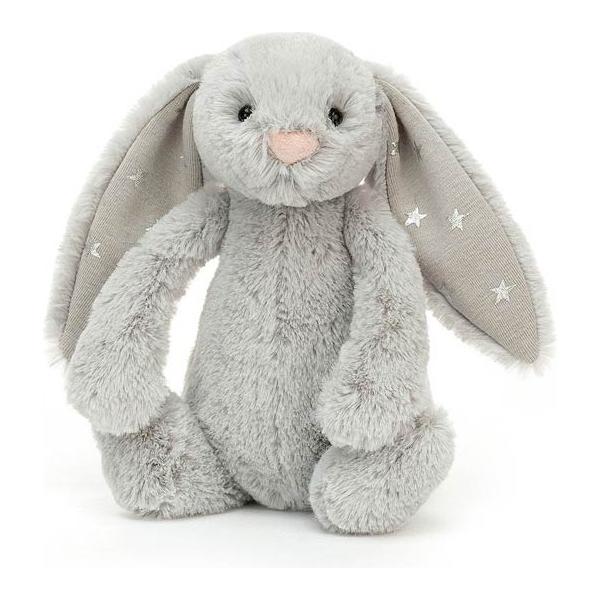 Bashful Shimmer Bunny Medium Grey