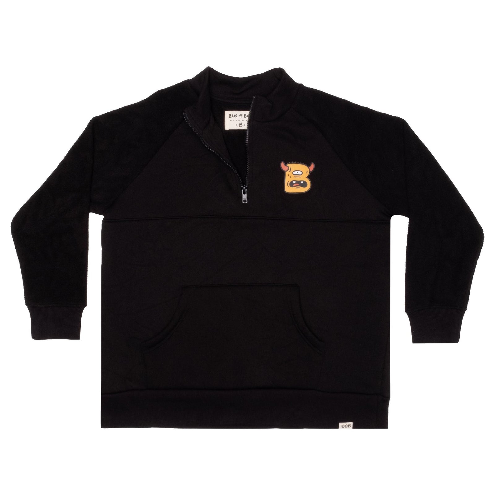 Black B Monster Quarter Zip Polar Fleece