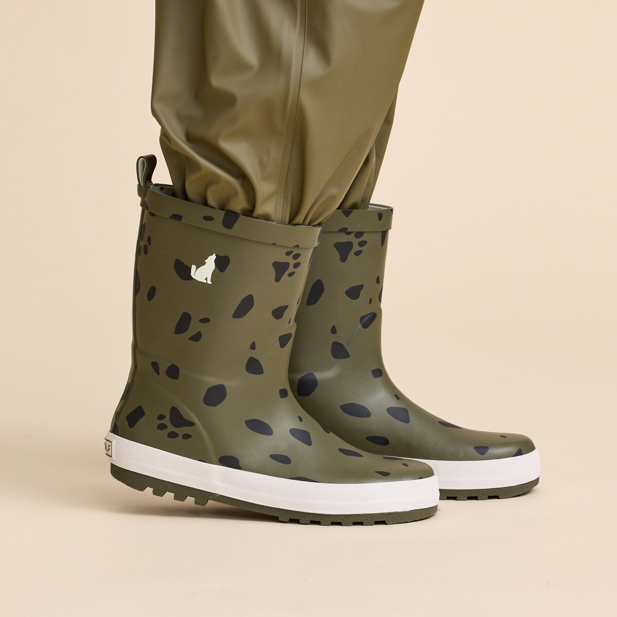 Rain Boots - Khaki Stones
