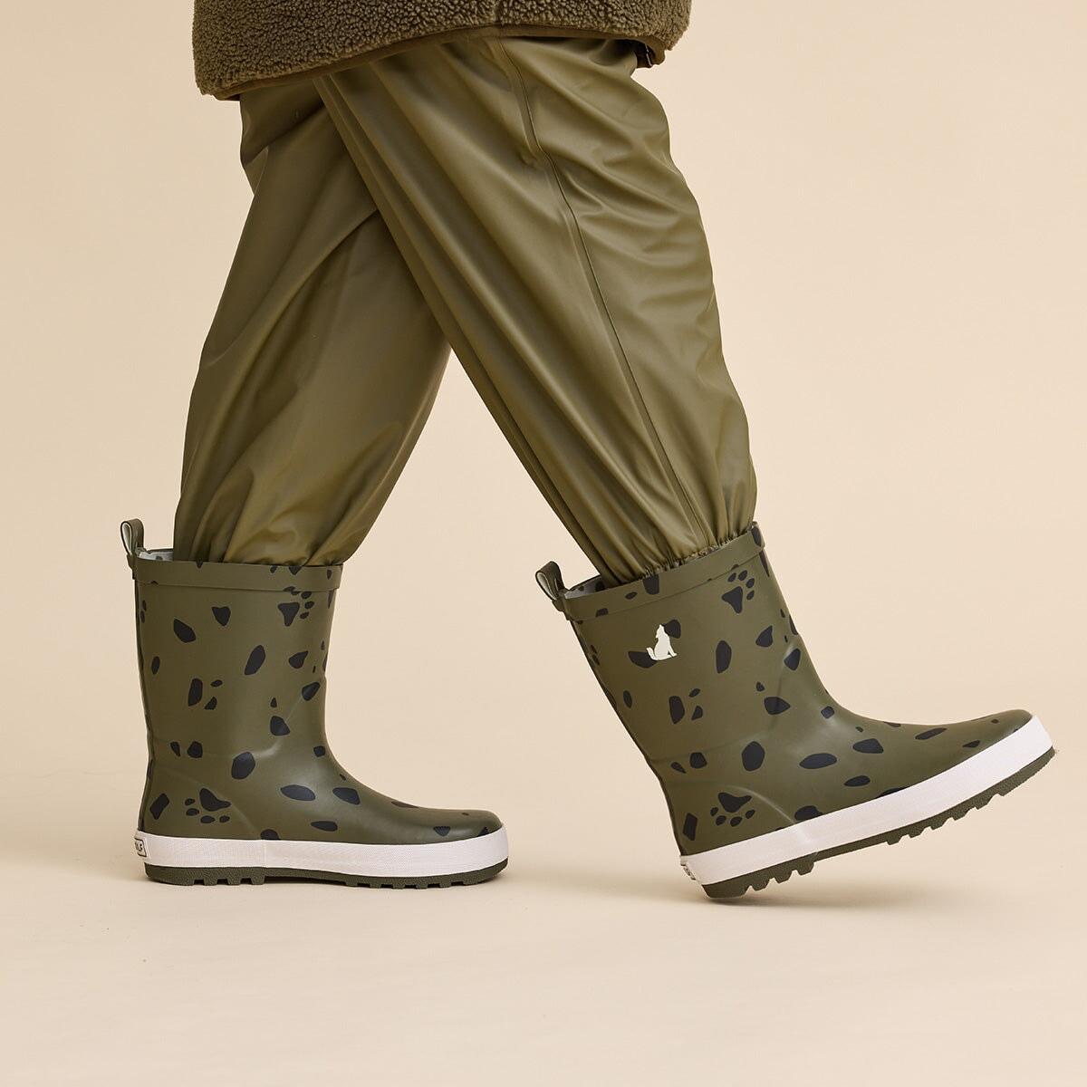 Rain Boots - Khaki Stones