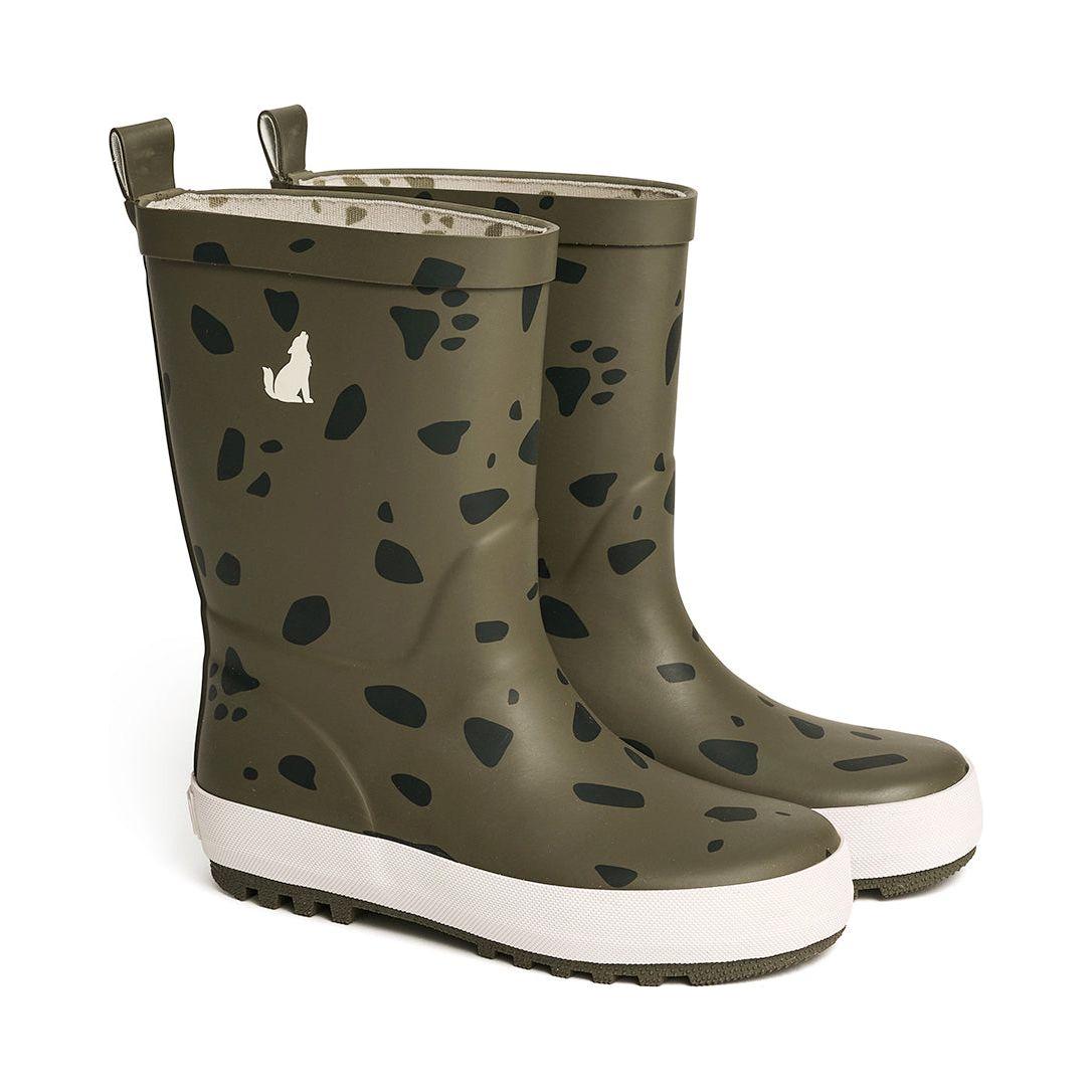 Rain Boots - Khaki Stones