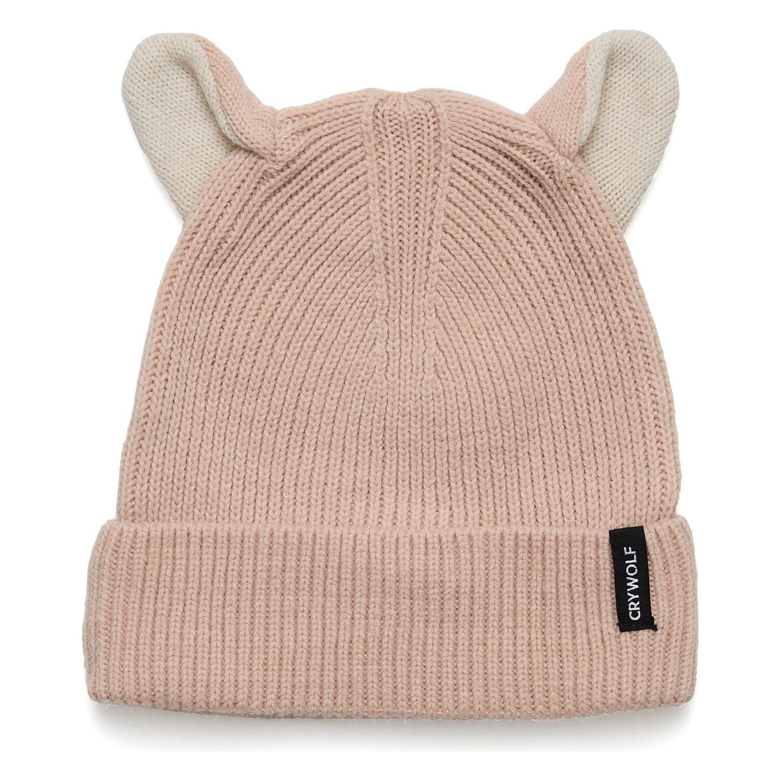 Wolf Ears Beanie Dusty Pink