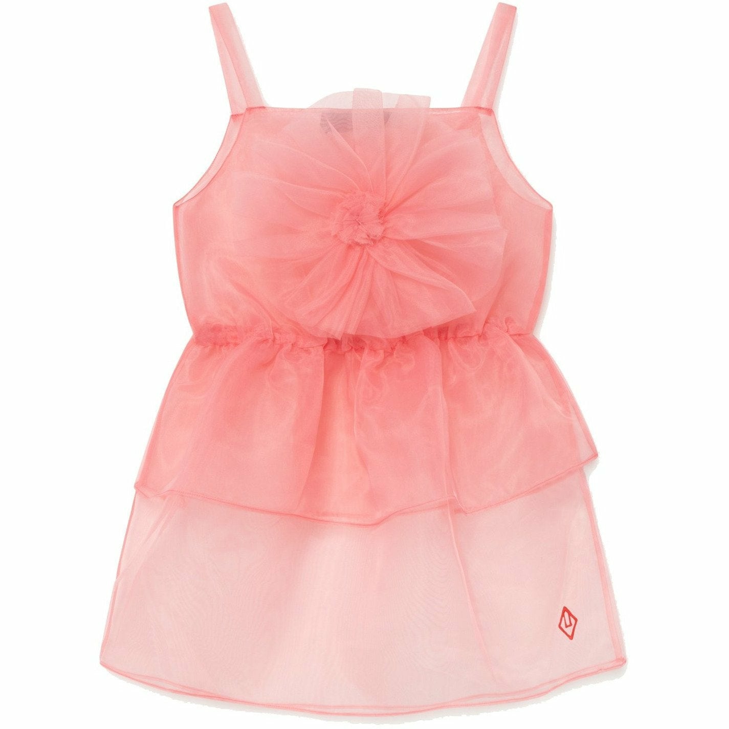 Dragonfly Kids Dress Soft Pink Logo