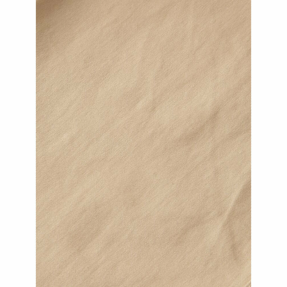 Loose Fit Elasticated-Waist Cargo Pants - Sand