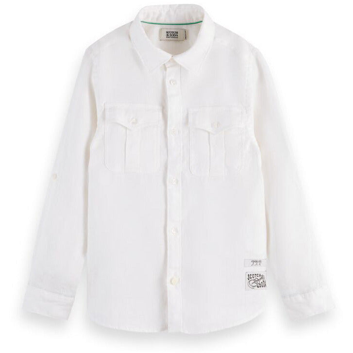 Linen Shirt - Off White
