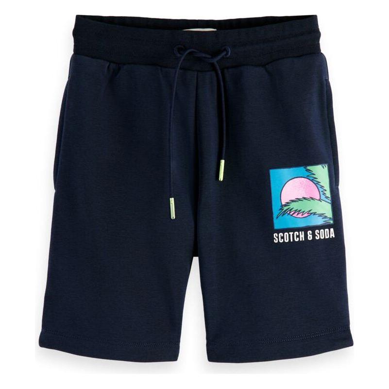 Artwork Regular Sweat Shorts - Night