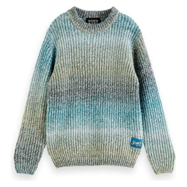 Gradient Crewneck Pullover Knit