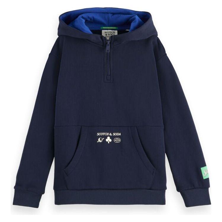 Half-Zip Artwork Hoodie - Night