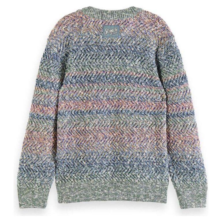 Colourful Cable Knit Pullover
