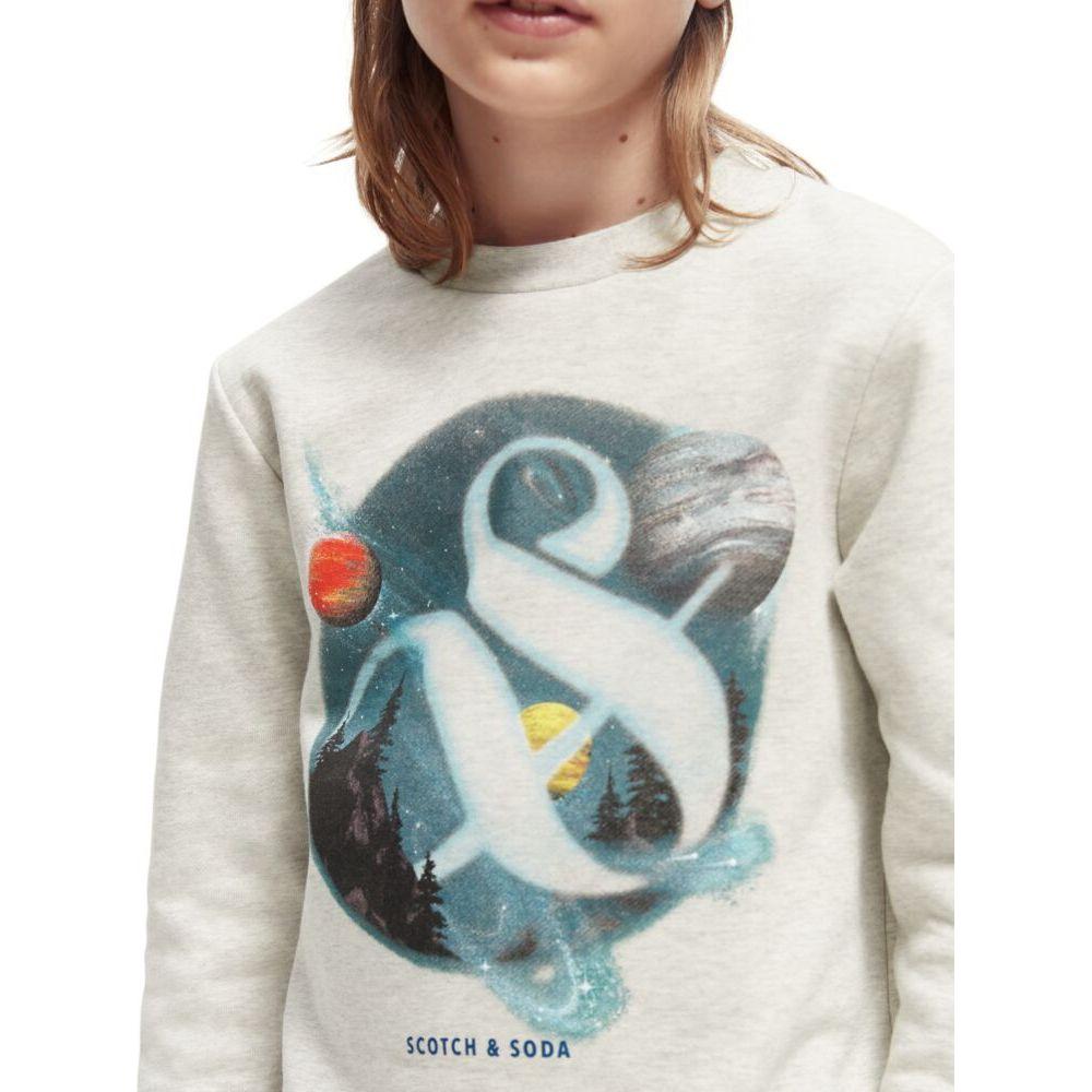 Artwork Crewneck Sweatshirt - Ecru Melange