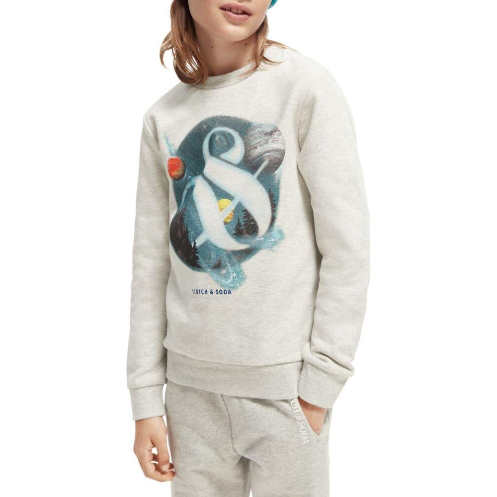 Artwork Crewneck Sweatshirt - Ecru Melange