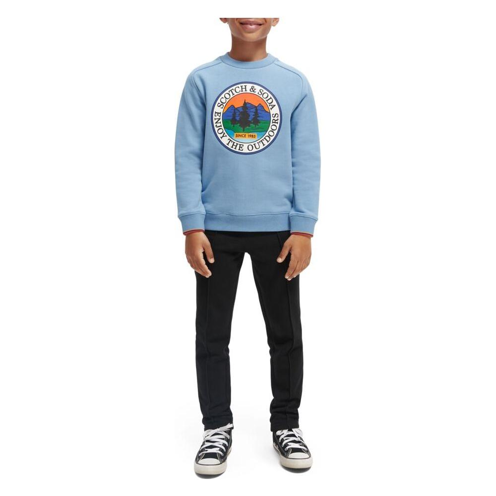 Artwork Crewneck Sweatshirt - Lake Blue