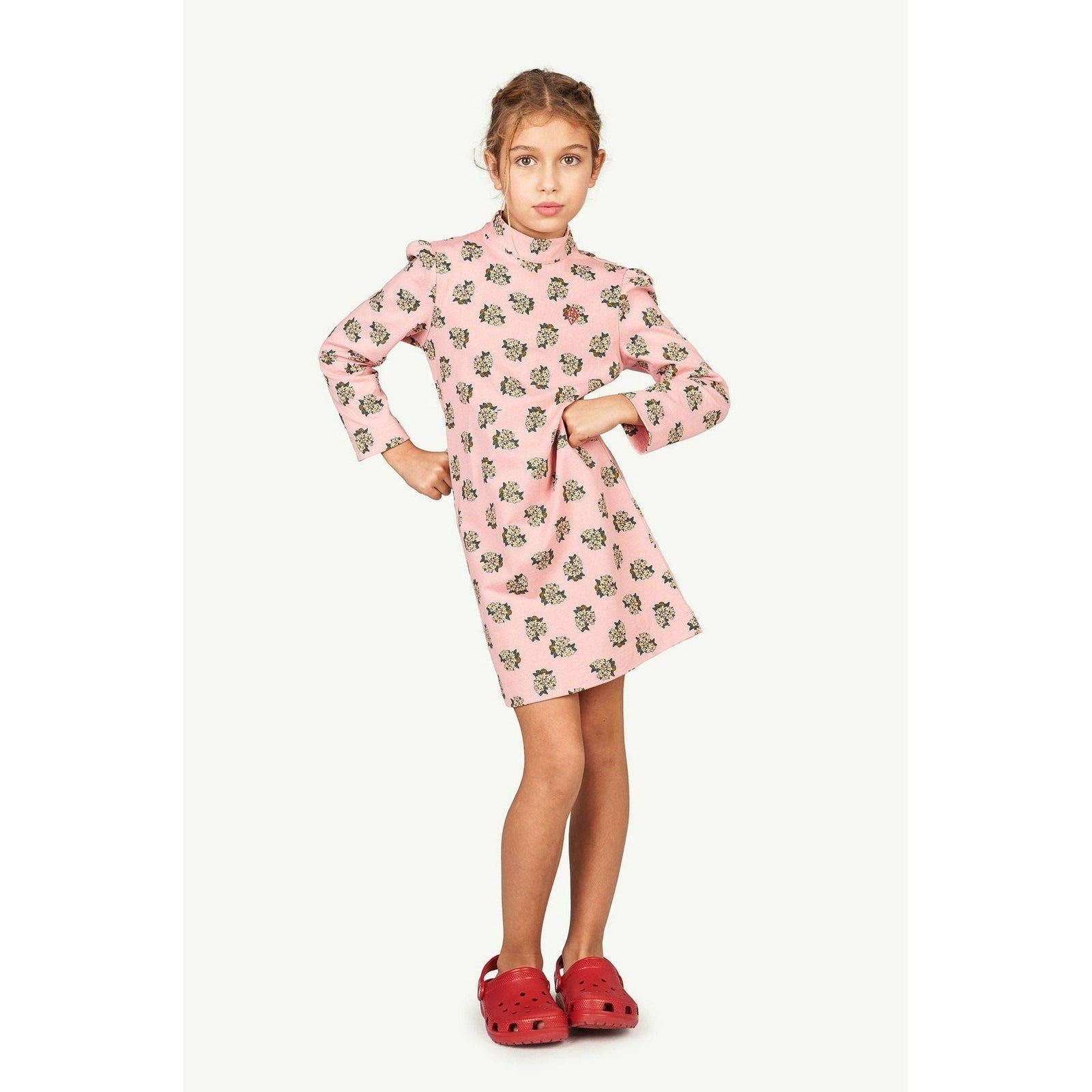 Jersey Bug Kids Dress - Pink Flowers