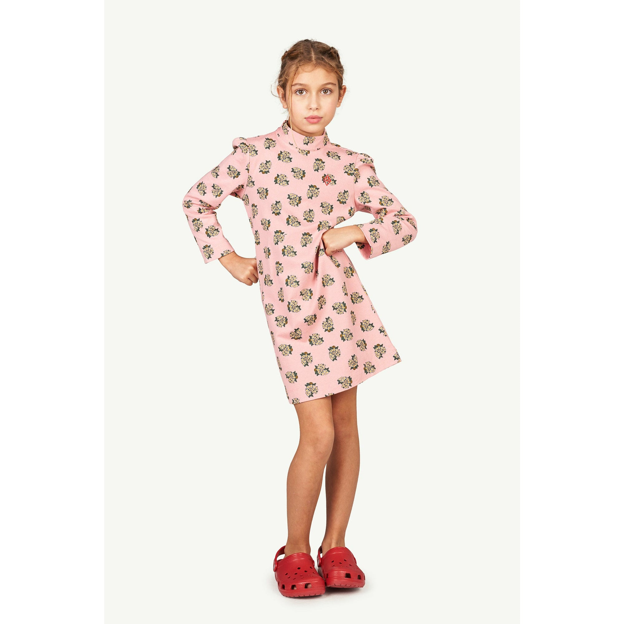 Jersey Bug Kids Dress - Pink Flowers