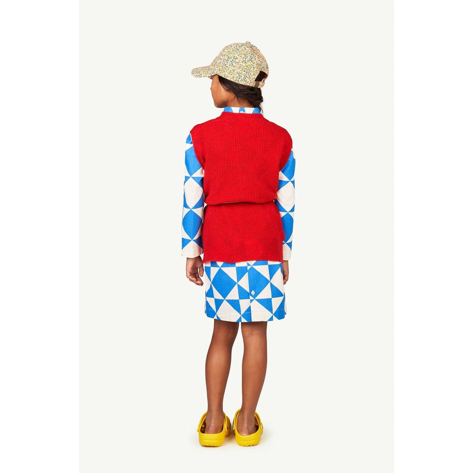 Bug Kids Dress - White Stripes Bicolor