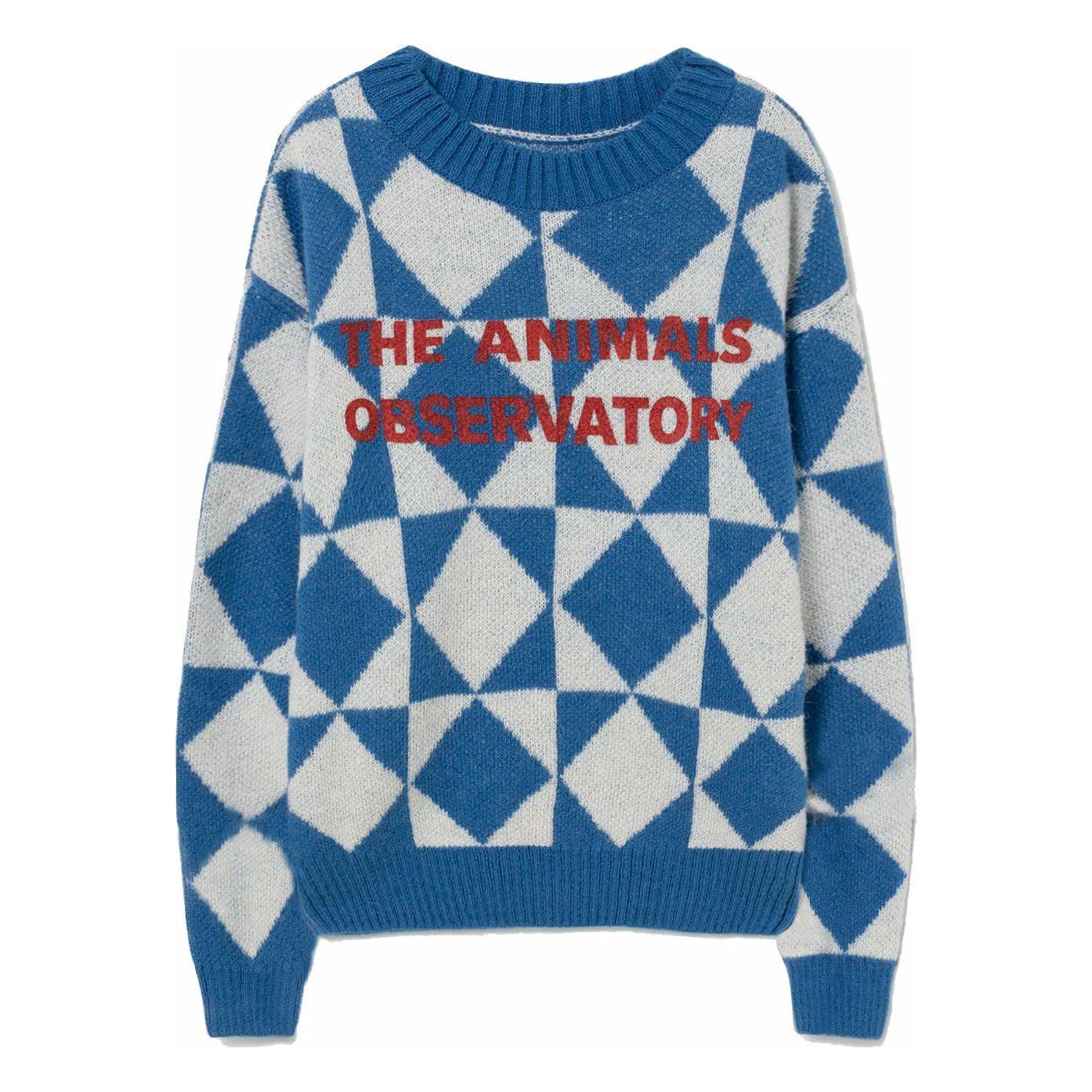 Arty Bull Kids Sweater - Bicolor The Animals Observatory