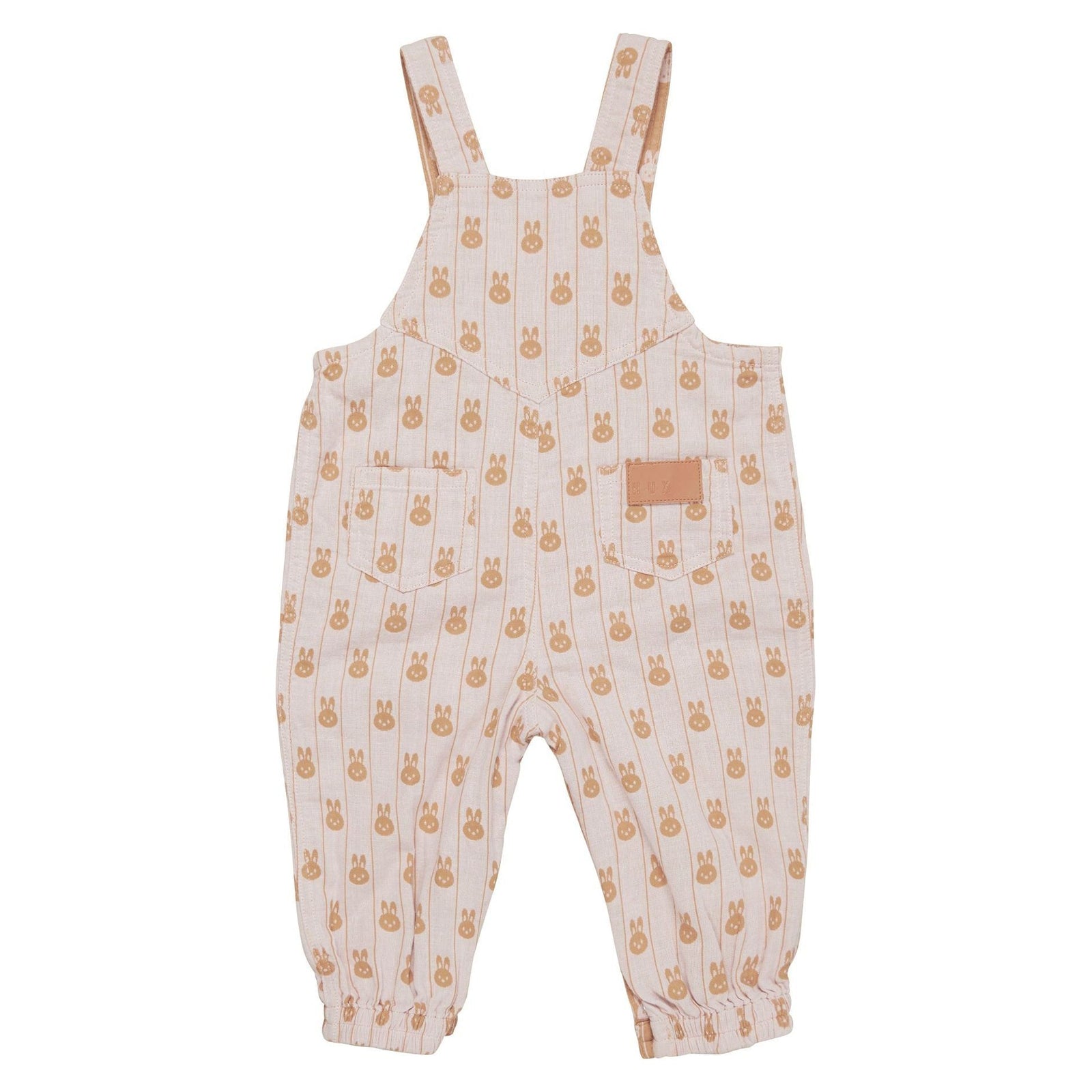 Bunny Stripe Reversible Overalls
