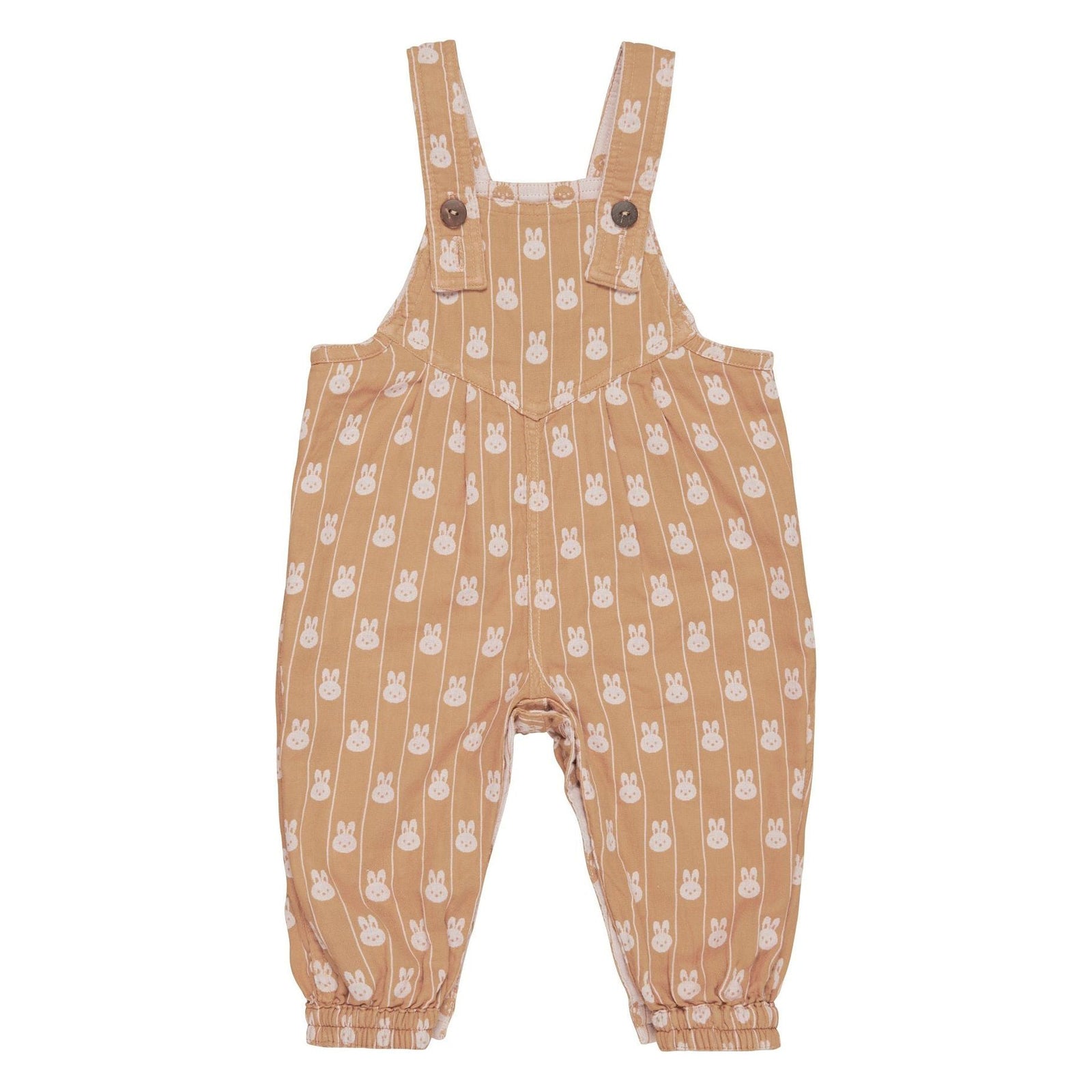 Bunny Stripe Reversible Overalls