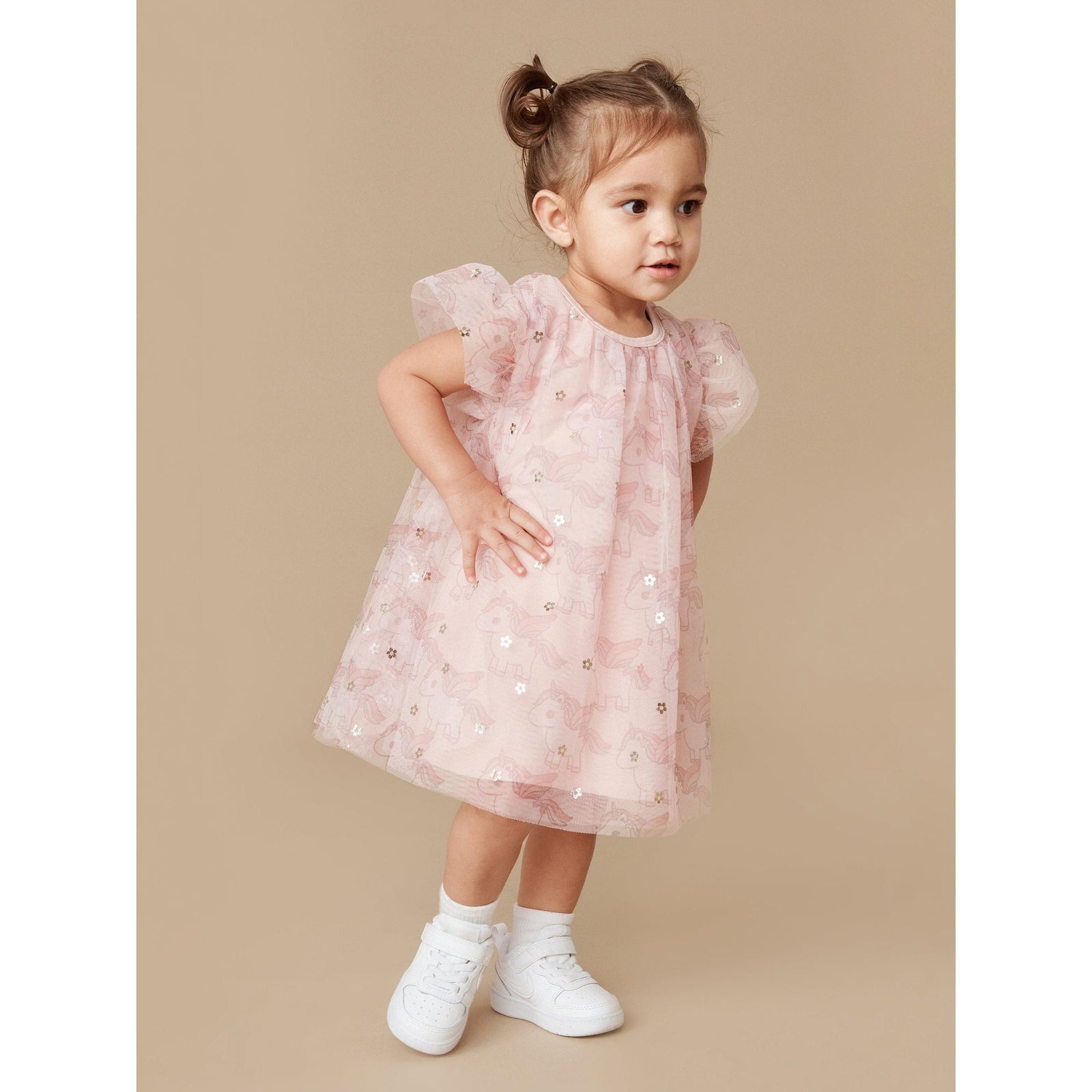 Unicorn Flutter Sleeve Dress